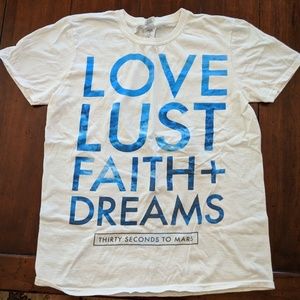 Thirty Seconds to Mars concert t-shirt
